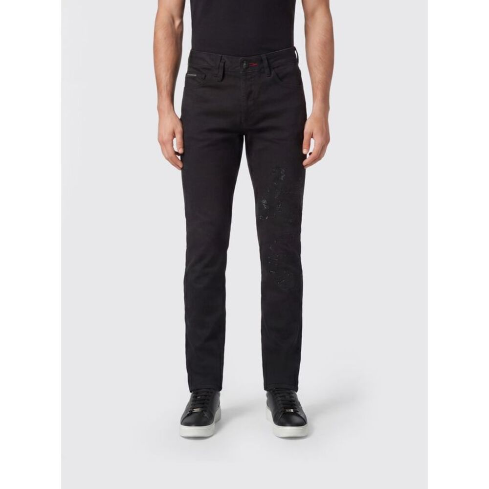 Philipp Plein Jeans Men Black